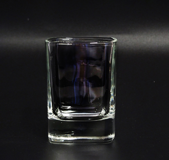 Polished Square Tot Glass