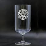 Pilsner Glass Celtic Knot