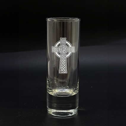 TALL TOT GLASS CELTIC CROSS