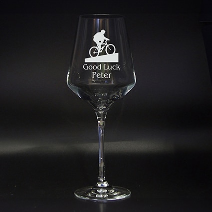 polished wine glass bespoke