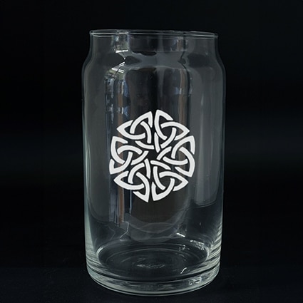 BEER CAN GLASS CELTIC