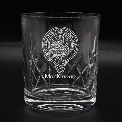 SWORD CUT SPIRIT GLASS CLAN CREST