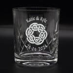 SWORD CUT SPIRIT GLASS CELTIC BESPOKE