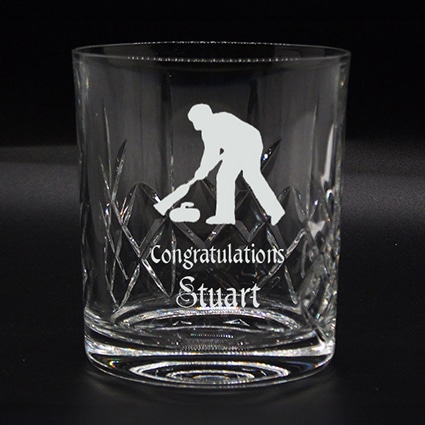 SWORD CUT SPIRIT GLASS BOWLING BESPOKE