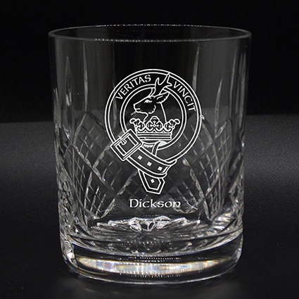 PREMIUM CRYSTAL SPIRIT GLASS CLAN CREST